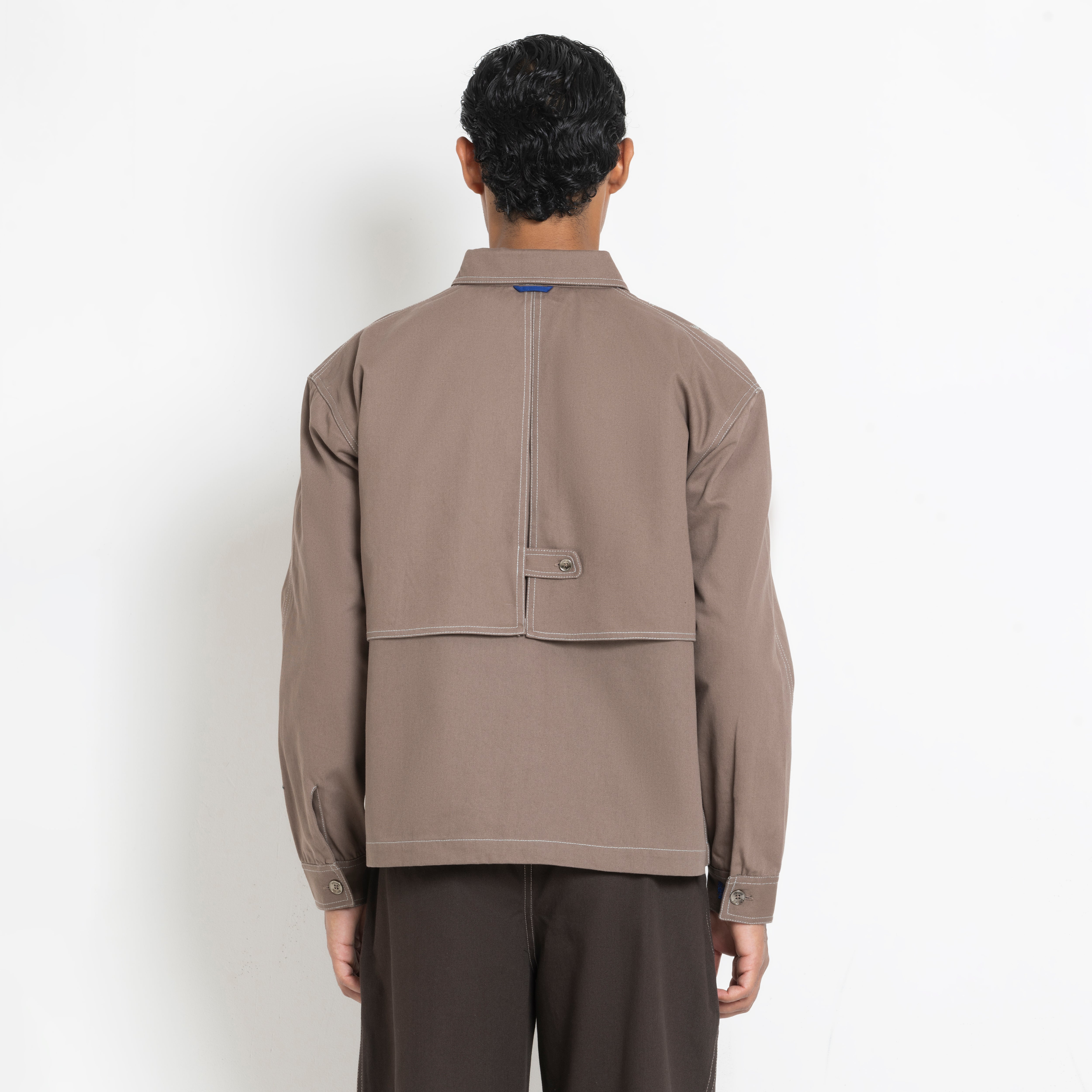 Kara - Utility Shacket - Dark Brown (Unisex)