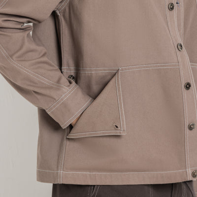 Kara - Utility Shacket - Dark Brown (Unisex)