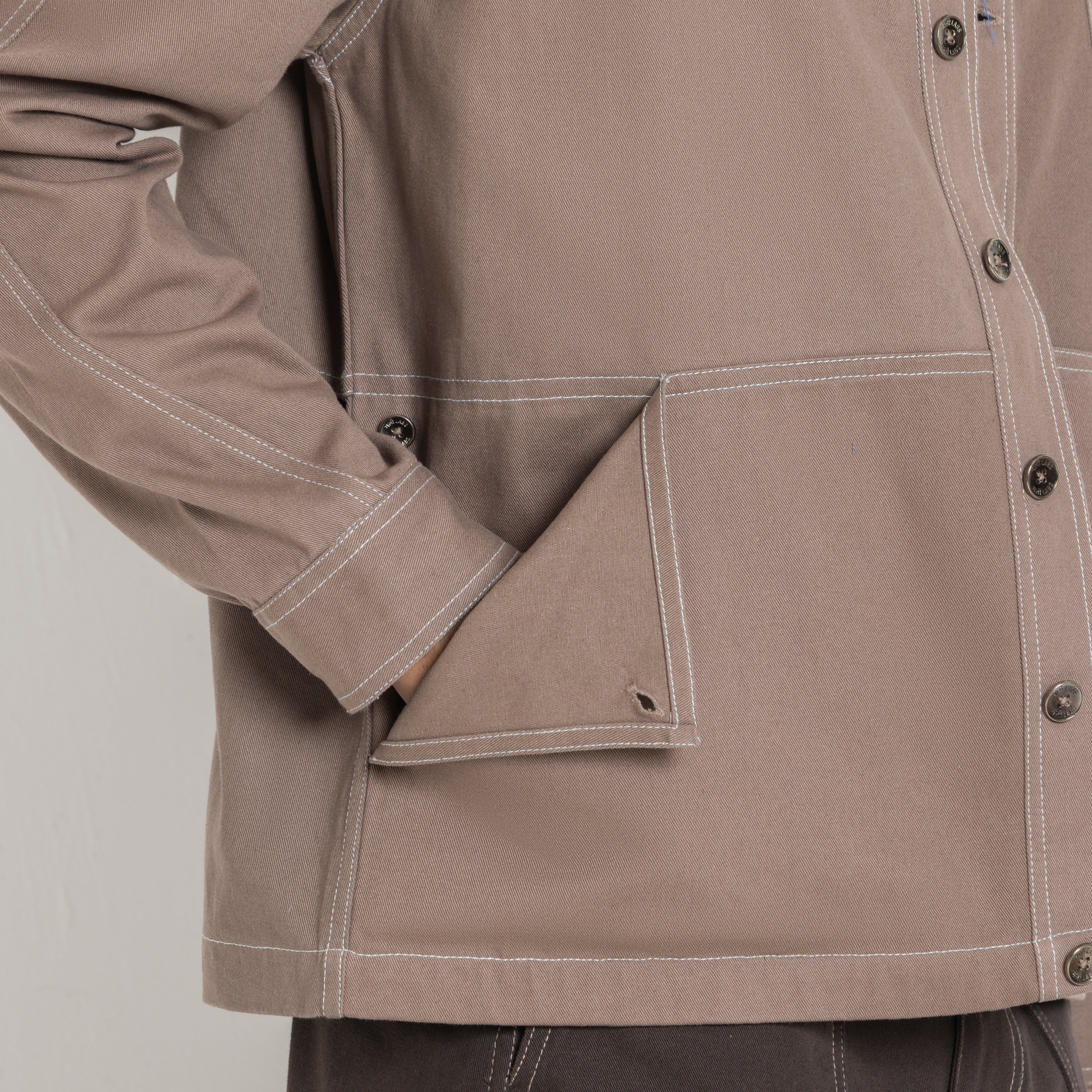 Kara - Utility Shacket - Dark Brown (Unisex)