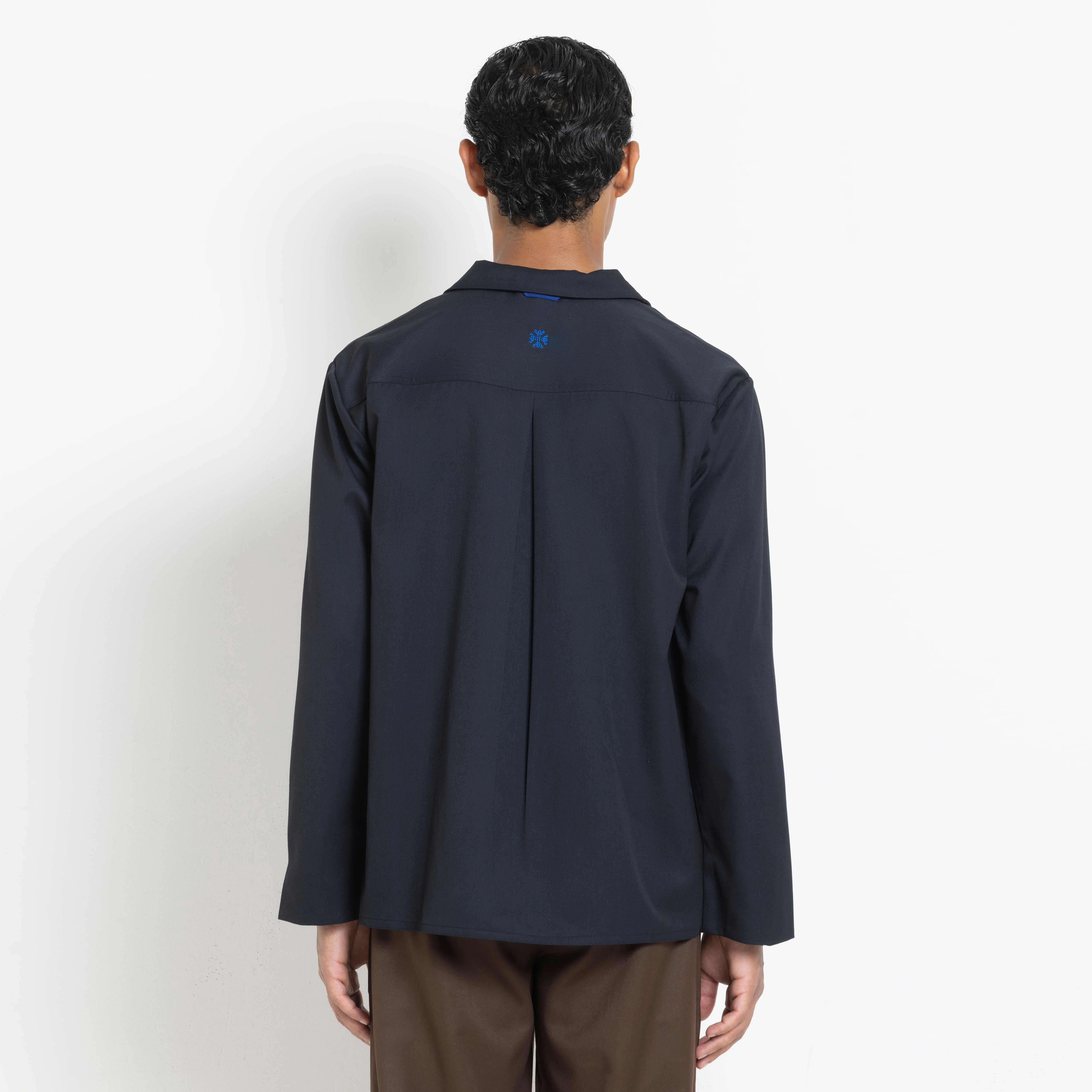 Kara - Workwear Shirt - Navy (Unisex)
