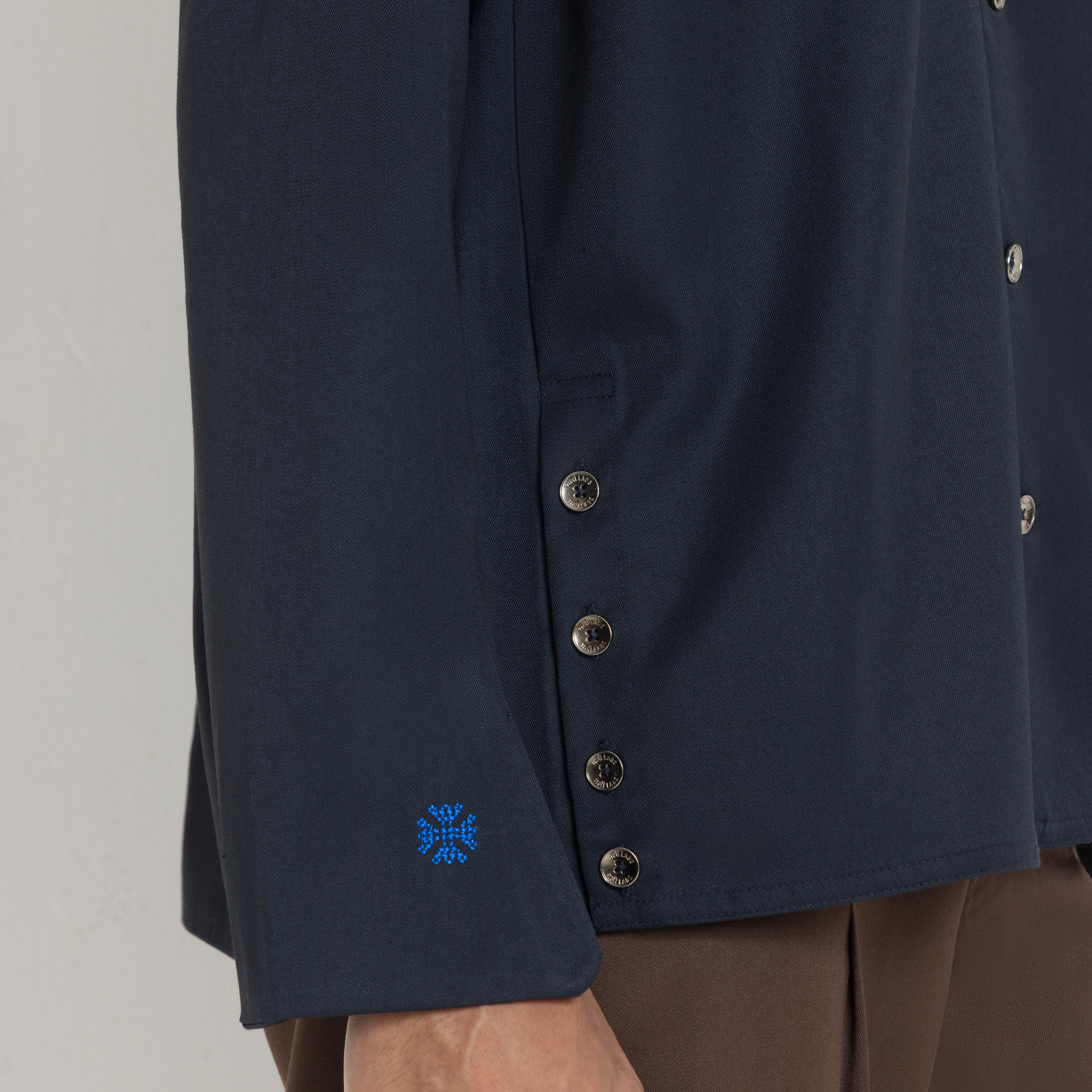 Kara - Workwear Shirt - Navy (Unisex)