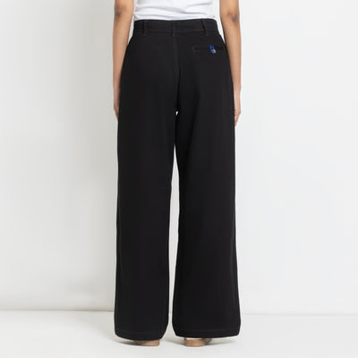 Kara - Pintuck Pant - Black For Women