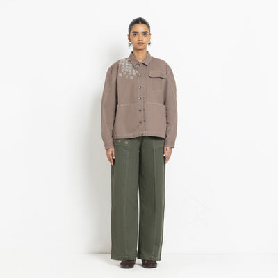 Kara - Utility Shacket - Dark Brown (Unisex)