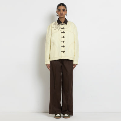 Kara - Toggle Shacket - Butter Yellow (Unisex)