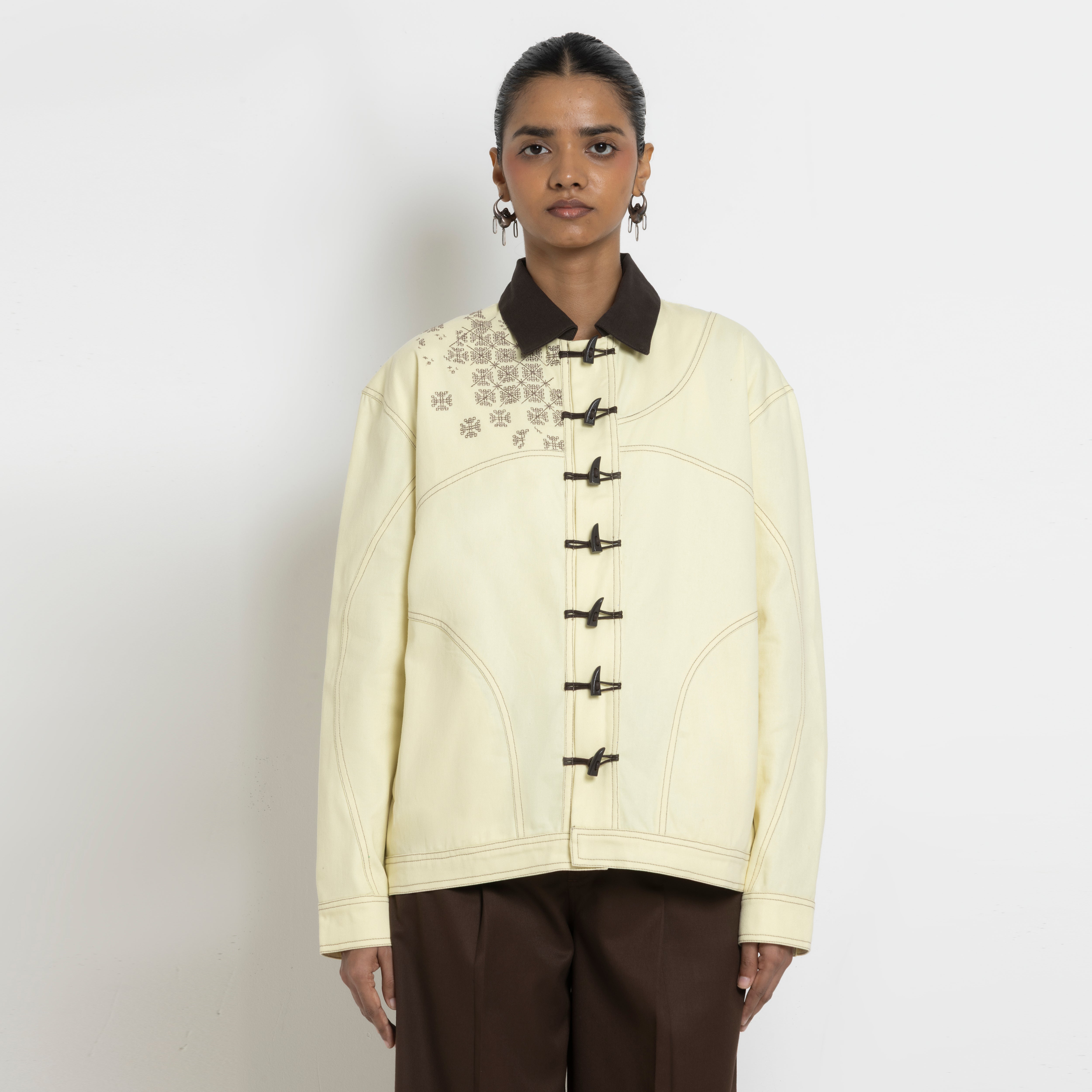 Kara - Toggle Shacket - Butter Yellow (Unisex)