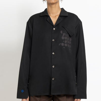 Kara - Workwear Shirt - Black (Unisex)