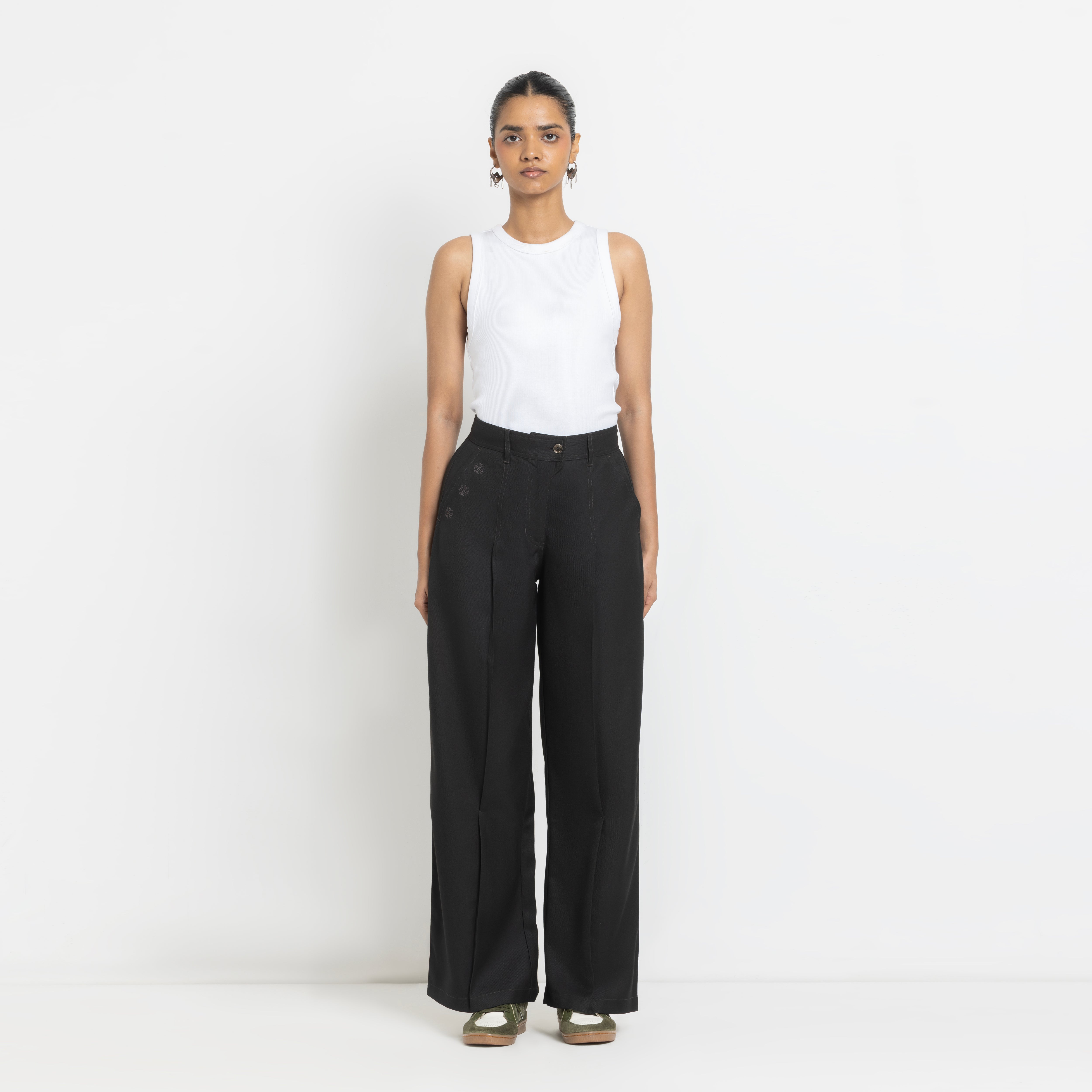 Kara - Pleat Trouser - Black For Men