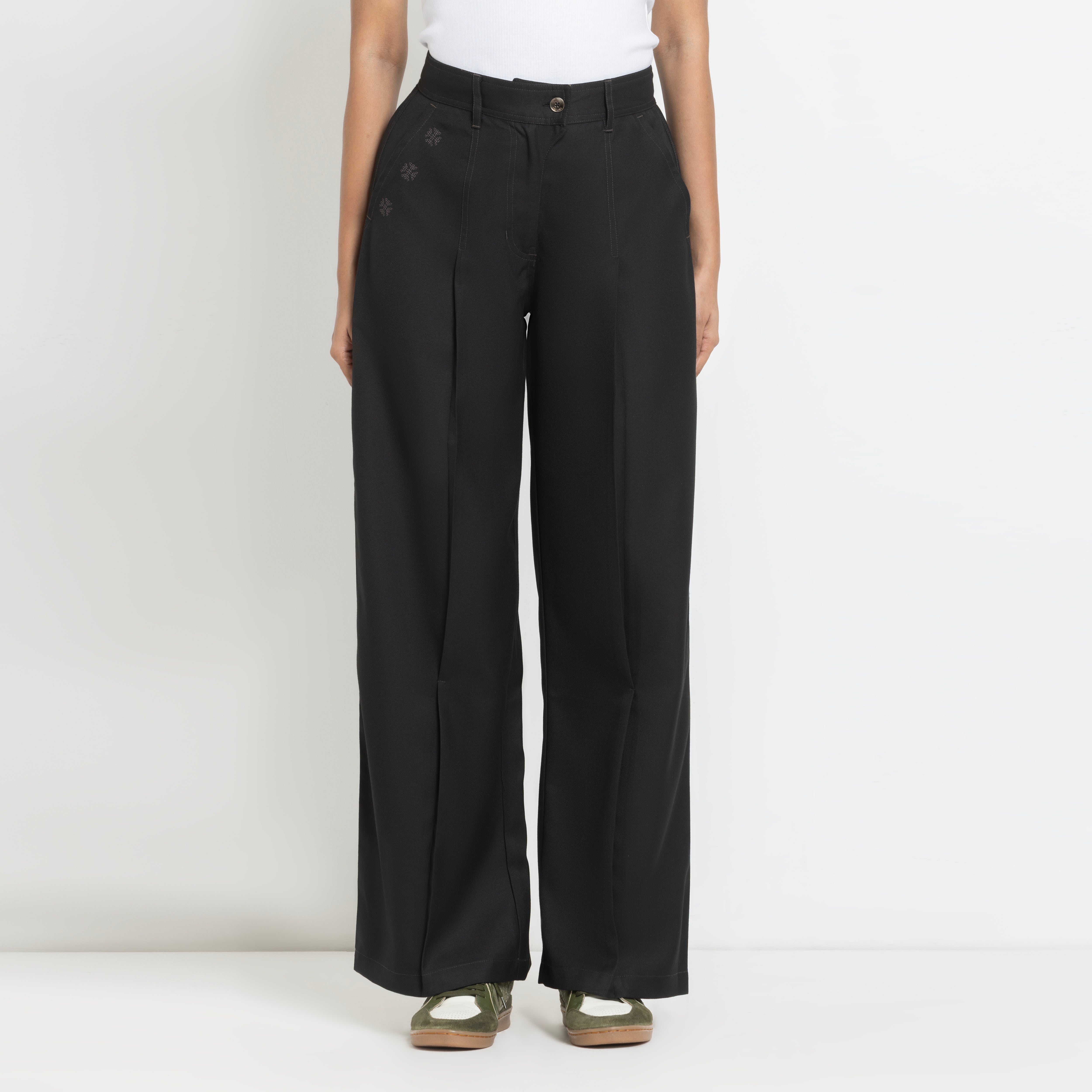 Kara - Pleat Trouser - Black For Men