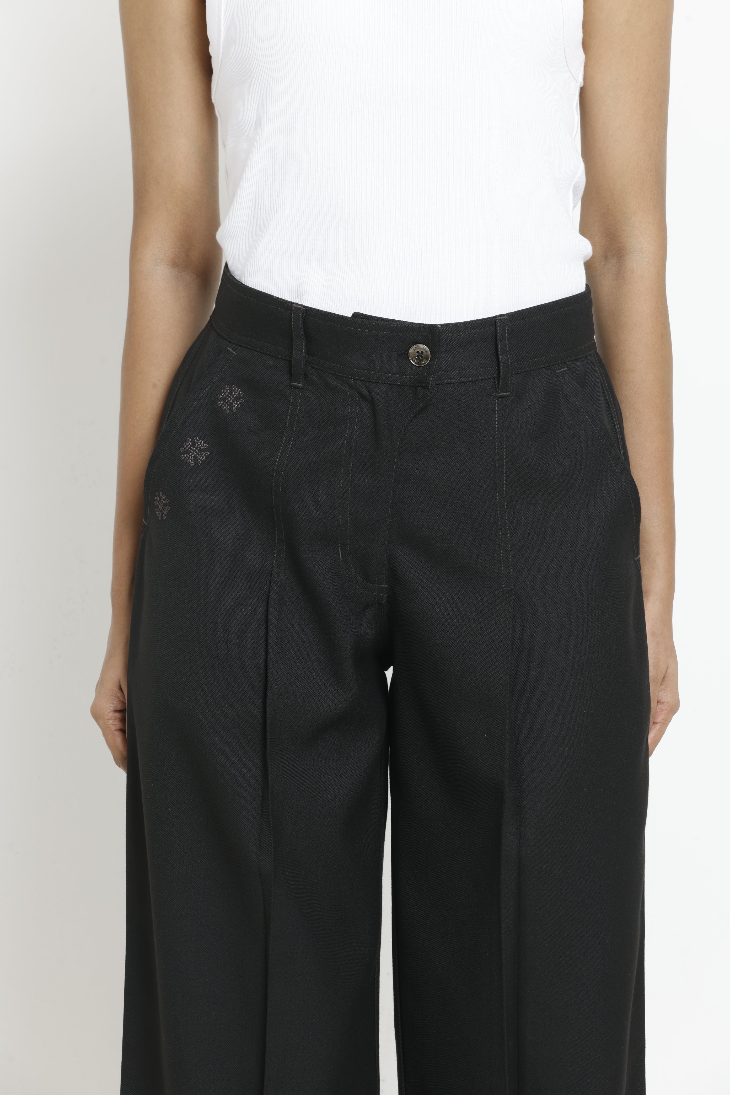 Kara - Pleat Trouser - Black For Women