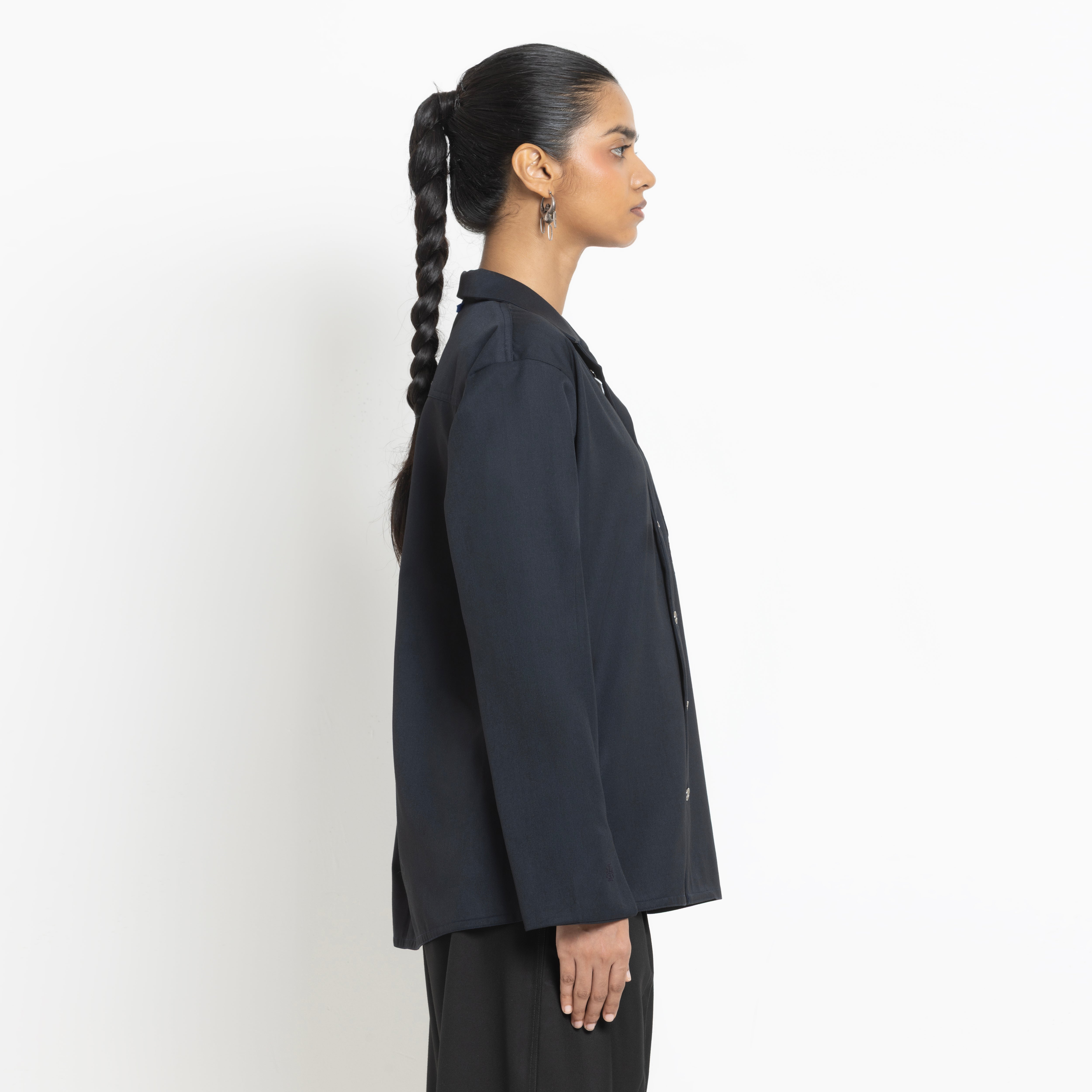 Kara - Workwear Shirt - Navy (Unisex)