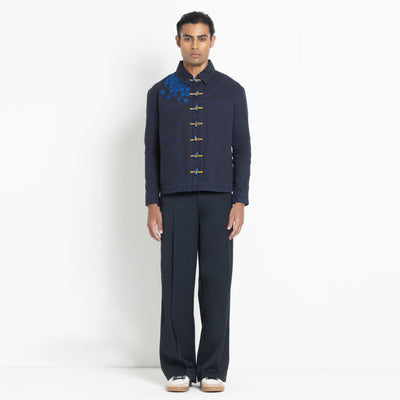 Kara - Toggle Shacket - Navy (Unisex)