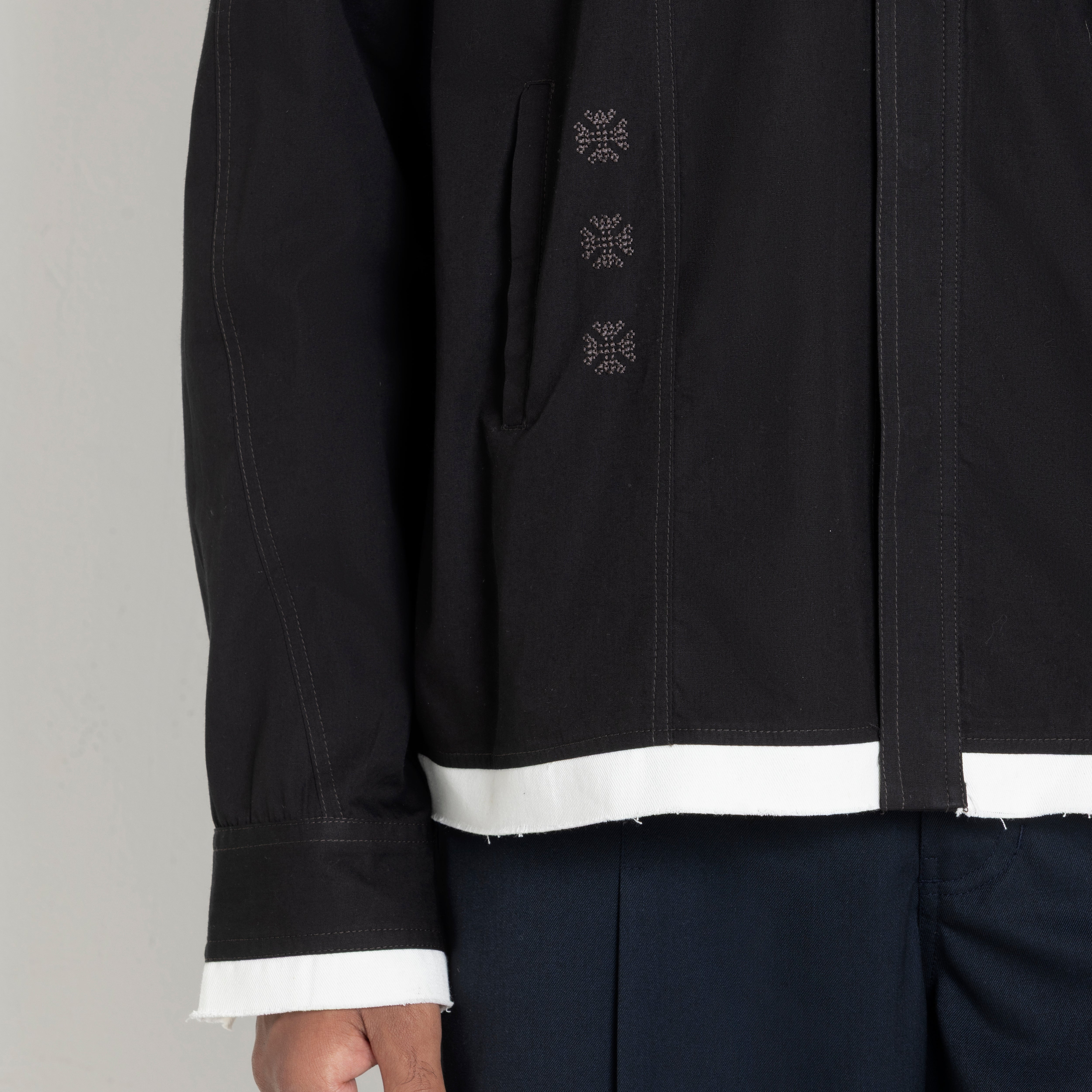 Kara - Deconstructed shirt - Black For Men