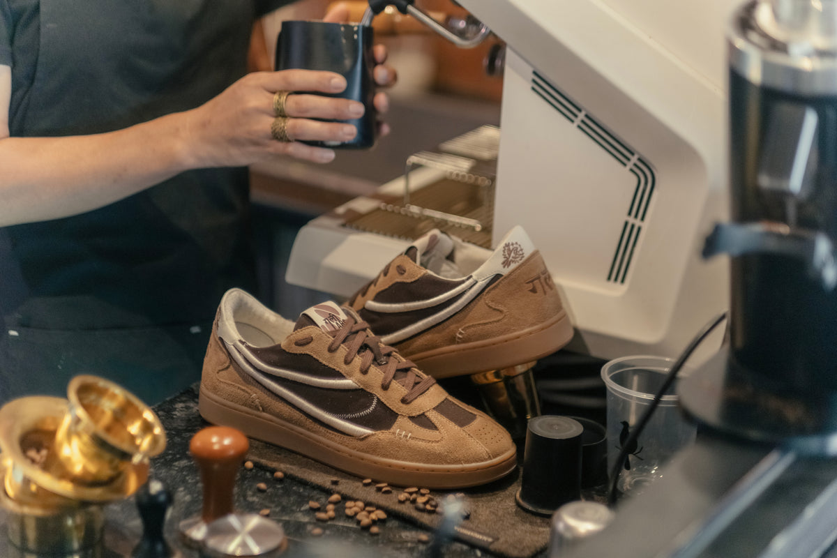 Close-up of the Filter Brown shoe
