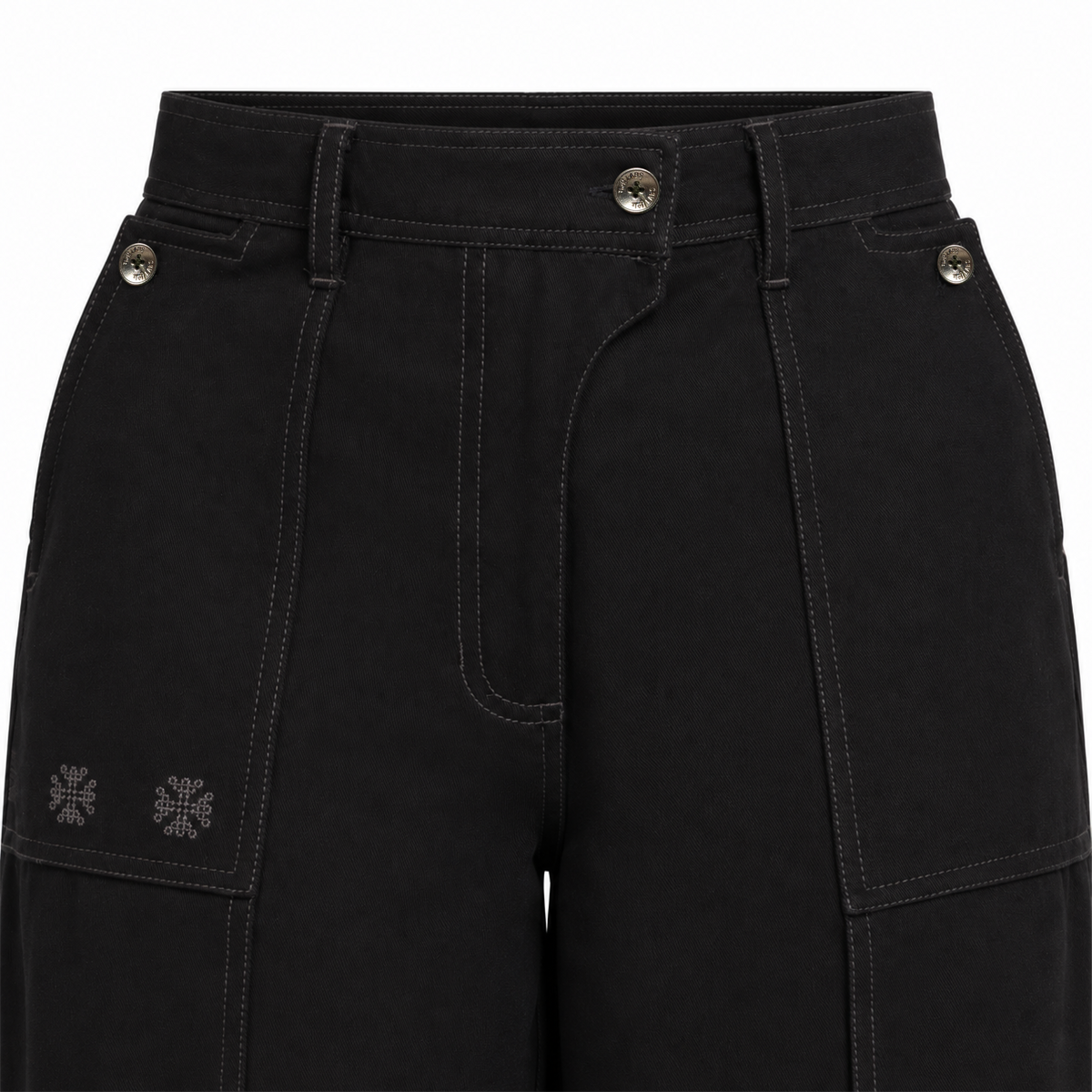Kara - Pintuck Pant - Black For Women