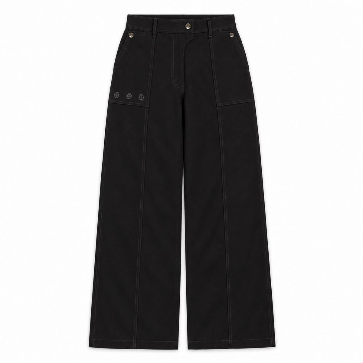 Kara - Pintuck Pant - Black For Women