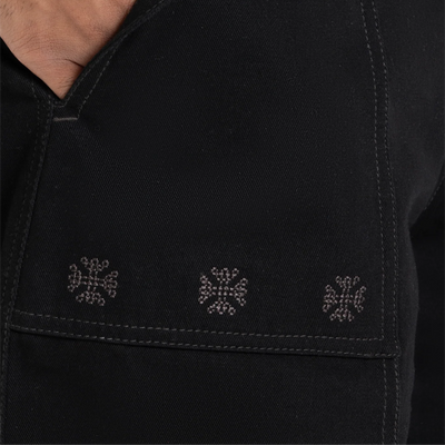 Kara - Pintuck Pant - Black For Men