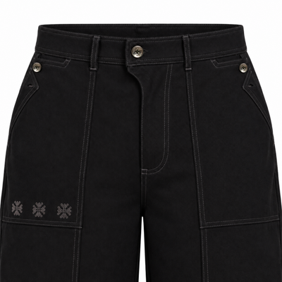 Kara - Pintuck Pant - Black For Men