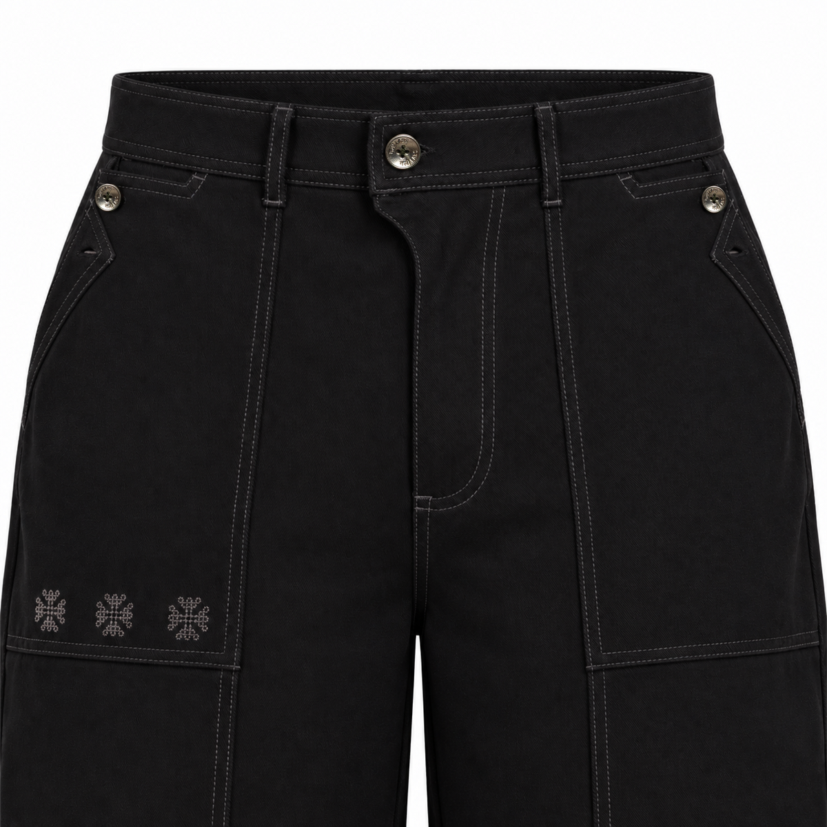 Kara - Pintuck Pant - Black For Men