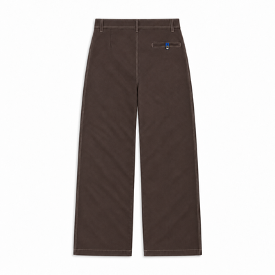 Kara - Pintuck Pant - Dark Brown For Women