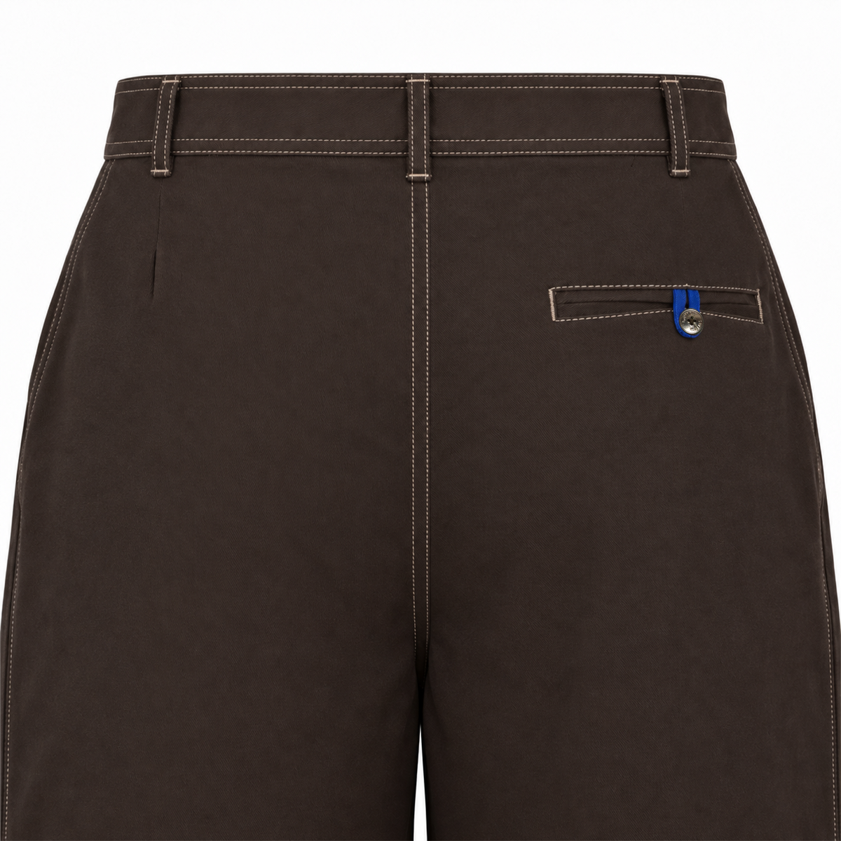 Kara - Pintuck Pant - Dark Brown For Men
