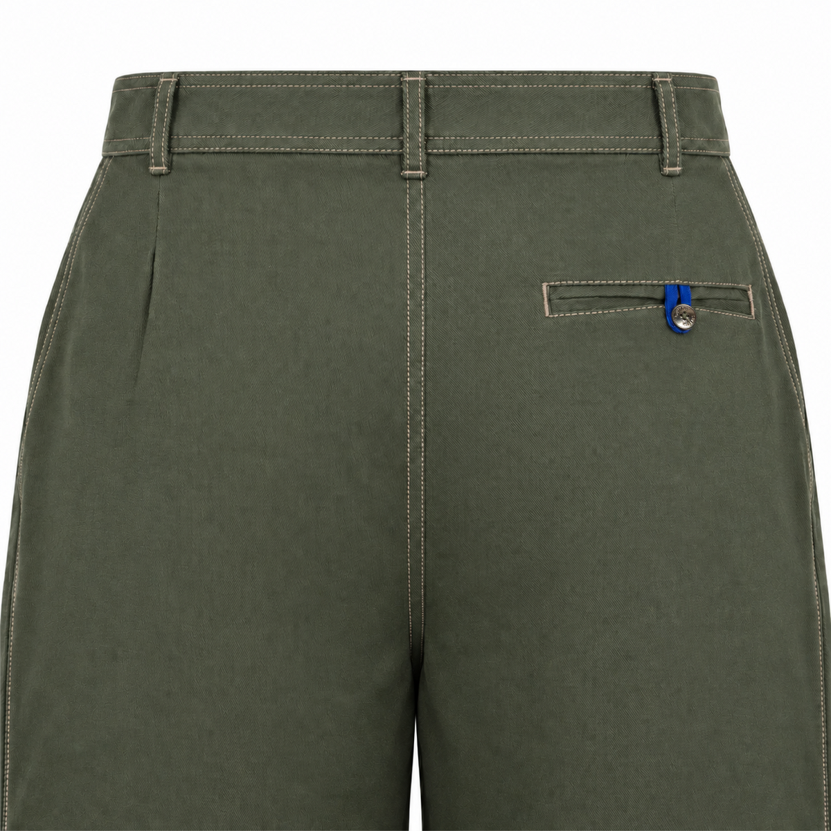 Kara - Pintuck Pant - Olive Green For Men