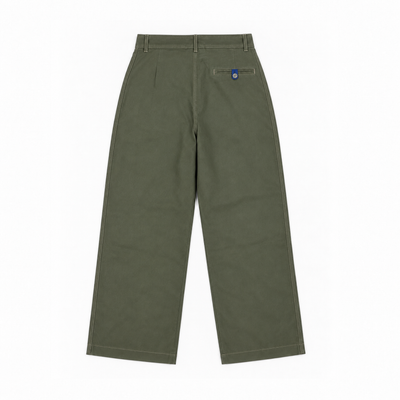 Kara - Pintuck Pant - Olive Green For Men