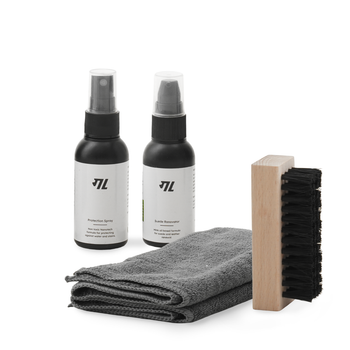 Suede Saaya Protection Kit - Protection spray, Suede Renovator, Microfiber Cloth, Brush